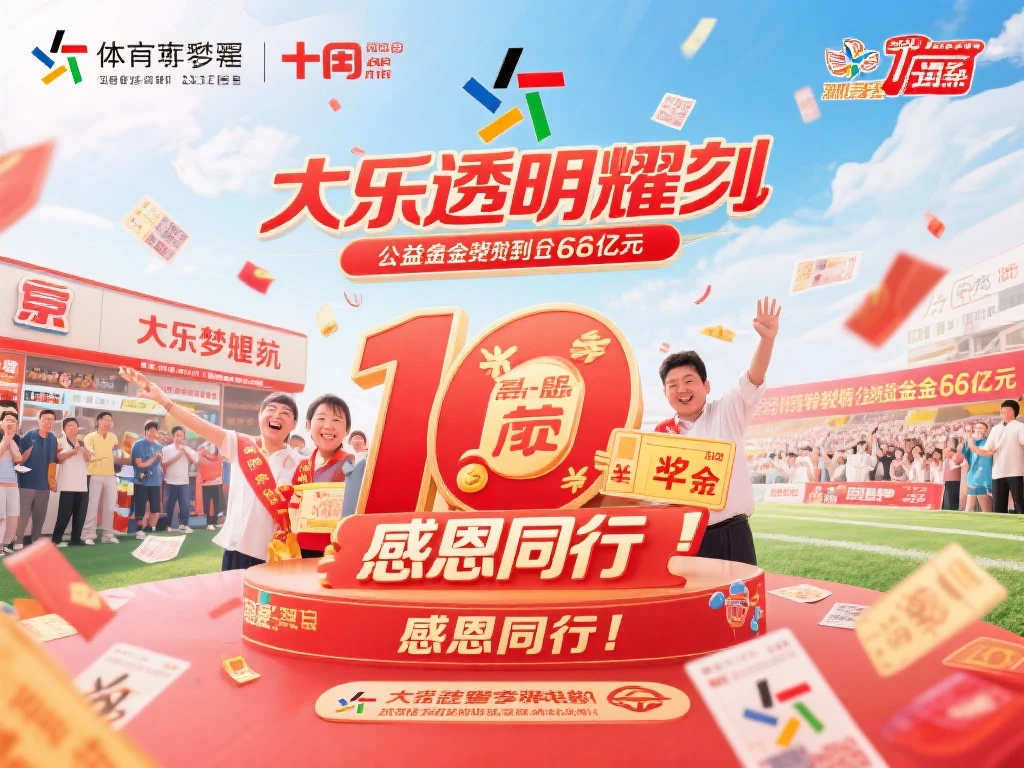 体彩大乐透喜迎十周年纪念，回馈活动全面启动